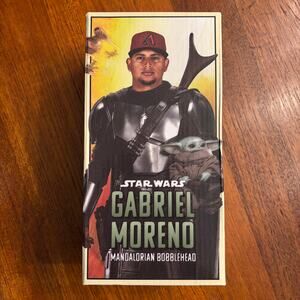 RARE Star Wars Arizona Diamondbacks Gabriel Moreno Mandalorian Bobblehead